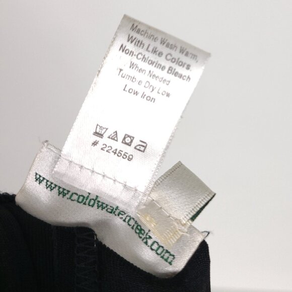 Coldwater Creek Black & White Floral Pants - Picture 5 of 7